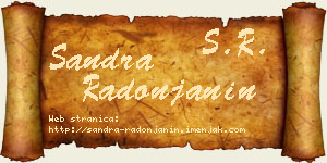 Sandra Radonjanin vizit kartica
